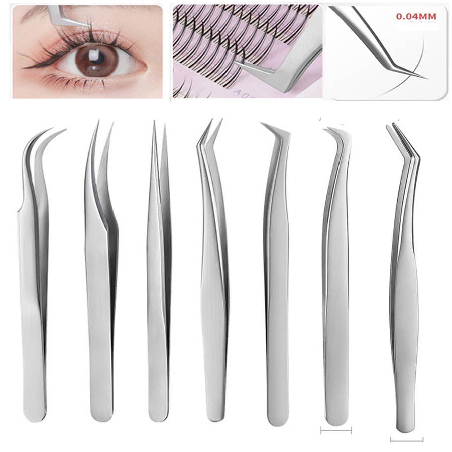 Eyelash Extension Or Extensions - 7 adet Yüksek Hassasiyetli Paslanmaz Çelik