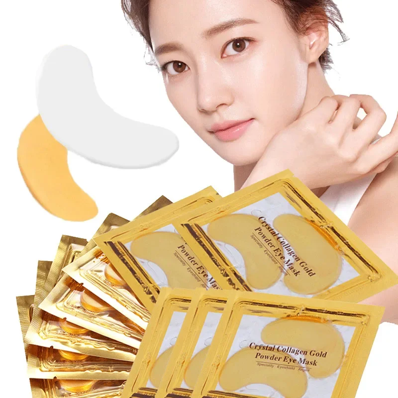 Eye Pad Collagen - 5 çift Altın Göz Maskesi Yamalar