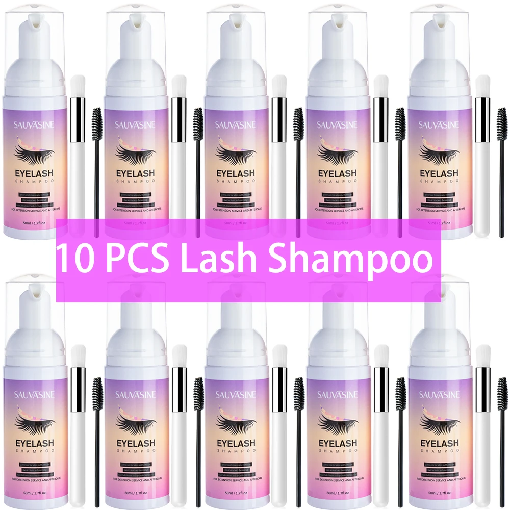 5/10 adet 50ML kirpik uzatma ş - Eyelash Extension Wash incelemesi ve fiyatı