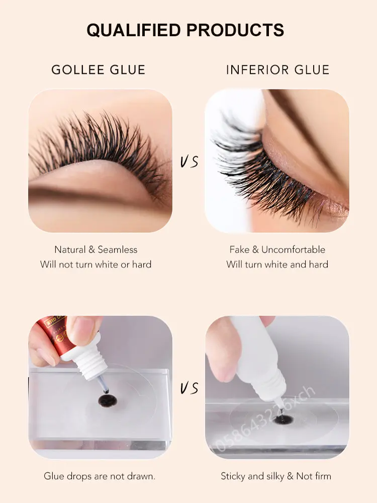 Gollee şeffaf kirpik uzatma tu - Eyelash Extension Or Extensions incelemesi ve fiyatı